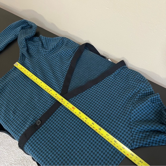 BDG Urban Outfitters Plaid V-Neck Cardigan Long Sleeve T-Shirt - Picture 11 of 14